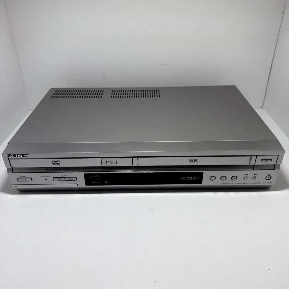 Sony SLV-D350P DVD VCR Combo Player Progressive Scan Hi-Fi Stereo -Working